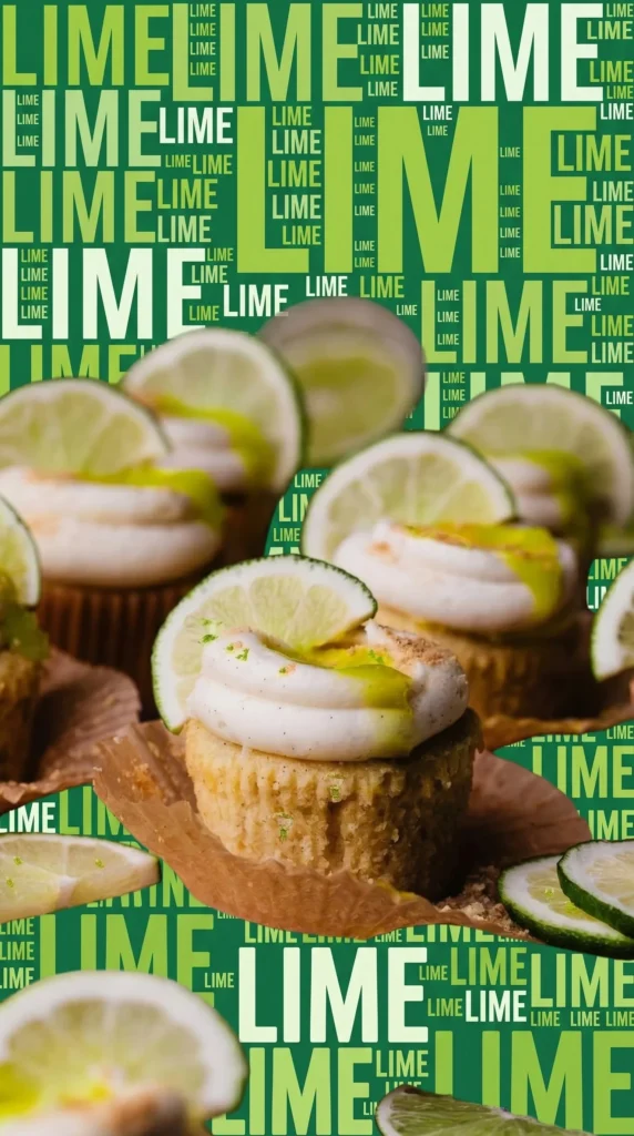 Delicious Key Lime Cupcakes with a tangy lime curd topping